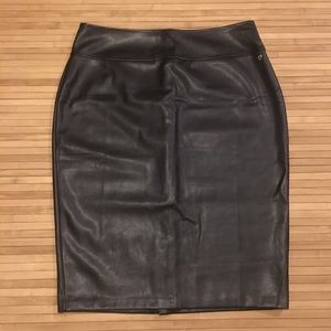 **PRICE DROP** Faux Leather Skirt